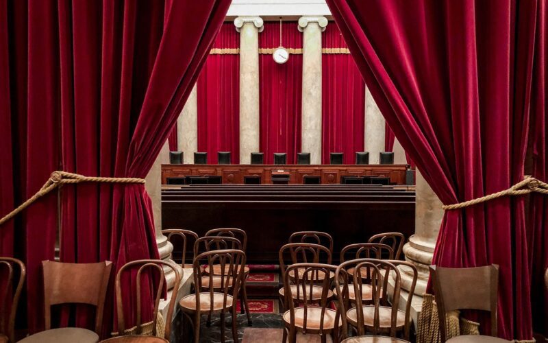 Inside the U.S. Supreme Court. Photo courtesy of Jackie Hope via Flickr.