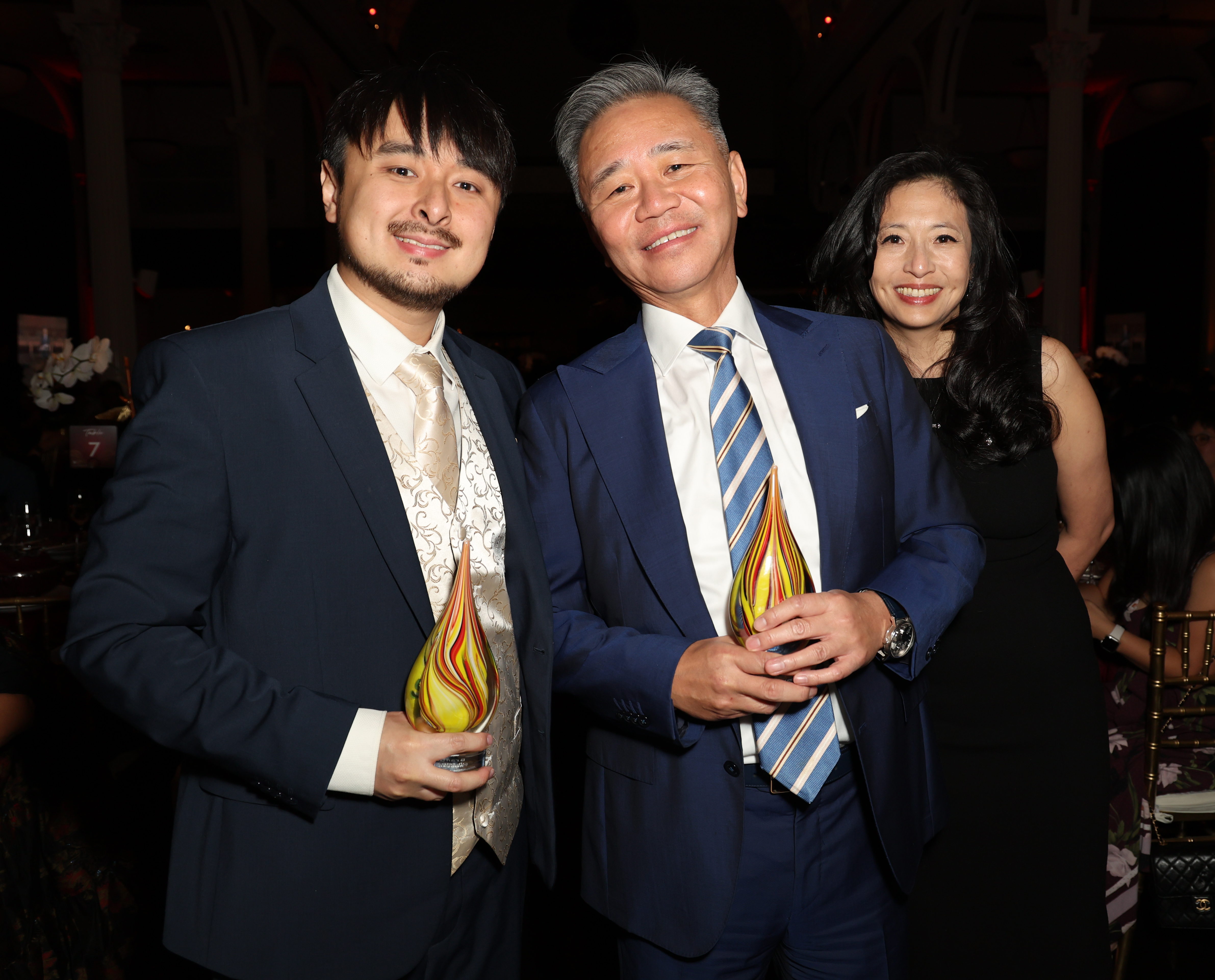 Photo showing Brandon Tsay with other award winners at a gala
